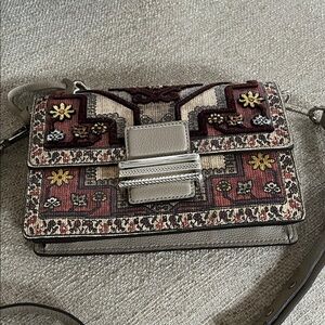 Brighton Catalina Multicolor Embroidered Crossbody Bag